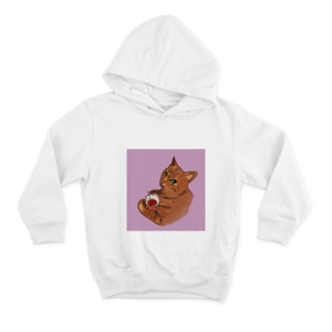 Tekir kedi çay içiyor Hoodie Ürün Görseli