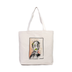 Tuhaflığın Portresi Kanvas Çanta Ürün Görseli