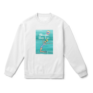 Blondes Have Fun Summer Oversize Sweatshirt Ürün Görseli