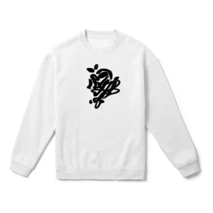 The Lovers-Siyah Oversize Sweatshirt Ürün Görseli