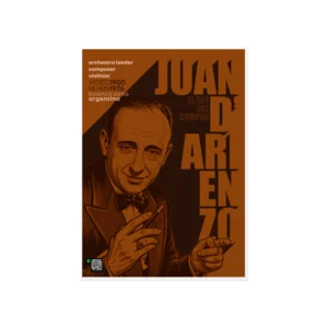 Color Poster - Juan D'arienzo Poster Ürün Görseli
