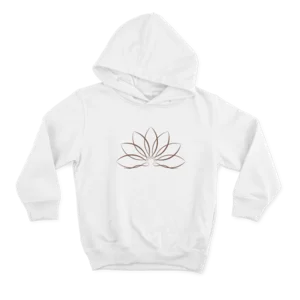 Lotus Çiçeği - Tek Çizgi Sanatı C Hoodie Ürün Görseli