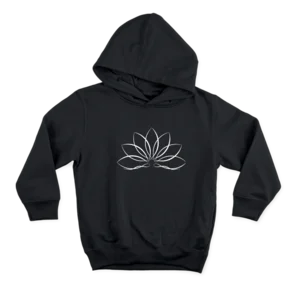 Lotus Çiçeği - Tek Çizgi Sanatı B Hoodie Ürün Görseli