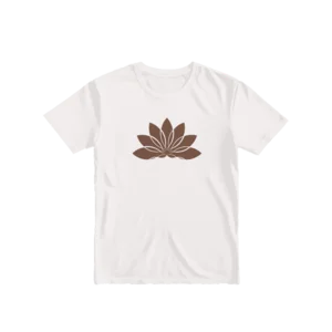 Lotus Çiçeği Gölge Sanatı R Basic Tshirt Ürün Görseli