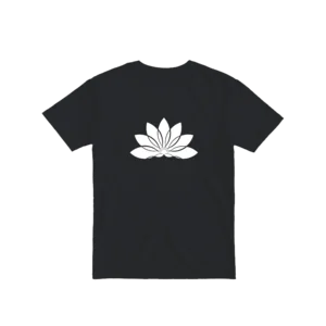 Lotus Çiçeği Gölge Sanatı B Basic Tshirt Ürün Görseli