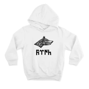 Dekoratif Ulu Kurt Hoodie Ürün Görseli
